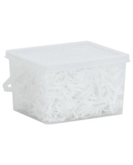 Bandes tressées pour chevaux 2500 pcs silicone blanc | Mobilier & Déco