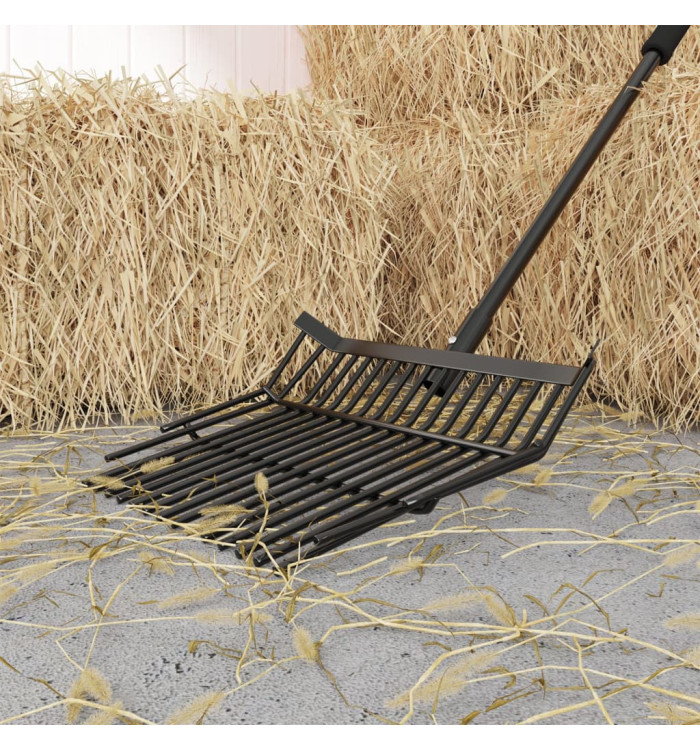 Tête de fourche avec 14 dents noir acier | Mobilier & Déco
