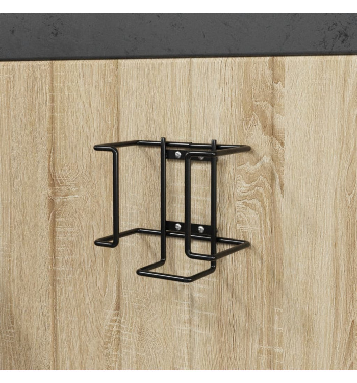Support à lécher le sel noir acier | Mobilier & Déco