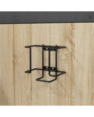 Support à lécher le sel noir acier | Mobilier & Déco