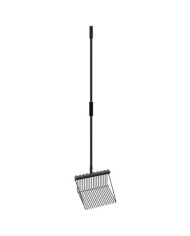 Fourche avec 18 dents noir acier | Mobilier & Déco