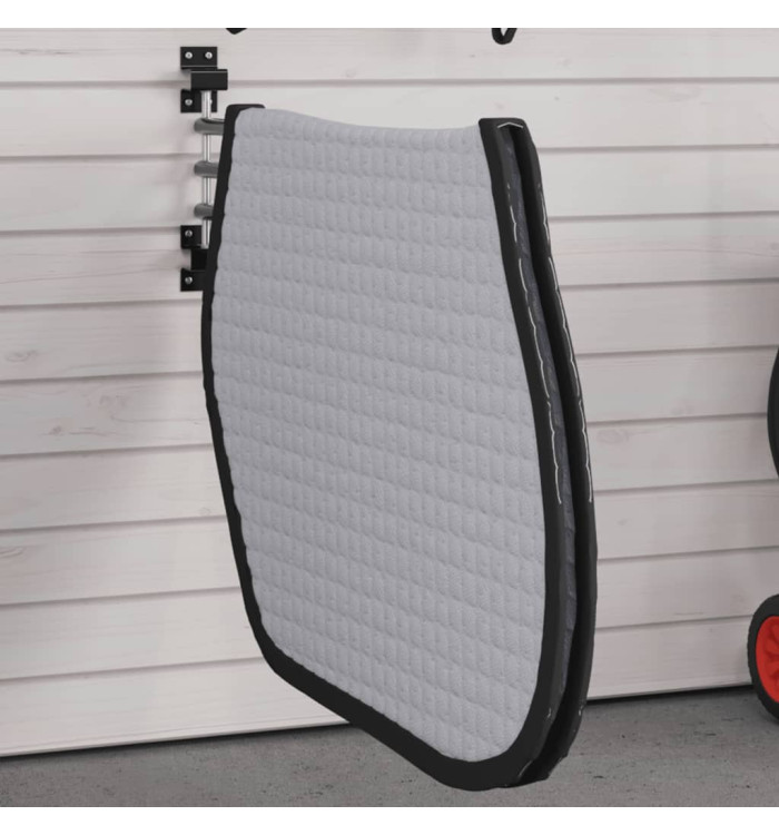 Support de tapis de selle 3 bras noir fer | Mobilier & Déco