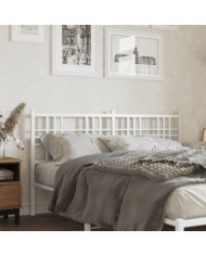 Tête de lit métal blanc 160 cm | Mobilier & Déco