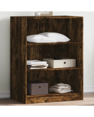 Garde-robe chêne fumé 77x48x102 cm bois d'ingénierie | Mobilier & Déco