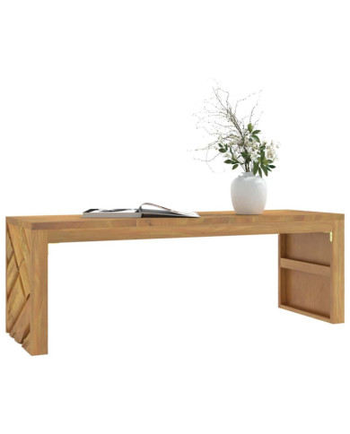 Table basse 110x35x38 cm bois massif de teck | Mobilier & Déco