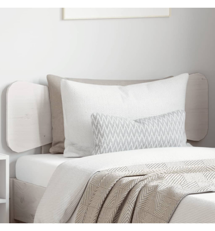 Tête de lit blanc 75 cm bois massif de pin | Mobilier & Déco