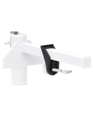 Pince à parasol pour balcon blanc 38 mm acier | Mobilier & Déco