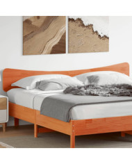 Tête de lit cire marron 200 cm bois massif de pin | Mobilier & Déco