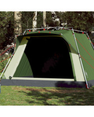 Tente de camping cabine 4 personnes vert libération rapide | Mobilier & Déco