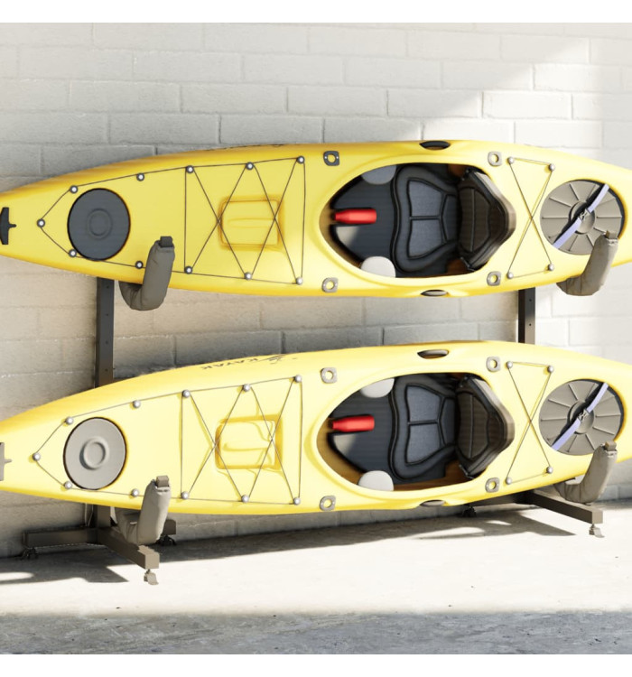 Porte-kayak pour 2 kayaks 250x57x127,5 cm acier | Mobilier & Déco