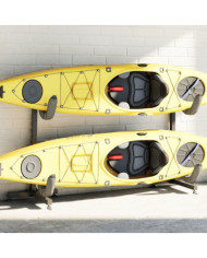 Porte-kayak pour 2 kayaks 250x57x127,5 cm acier | Mobilier & Déco