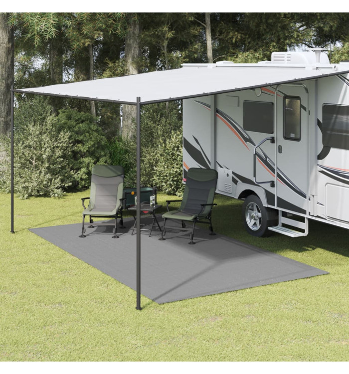 Tapis de tente anthracite 4,5x2,5 m | Mobilier & Déco