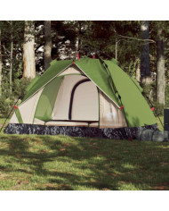 Tente de camping à dôme 2 personnes vert libération rapide | Mobilier & Déco