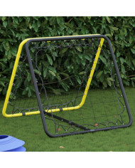 Filet de rebond de football double face réglable jaune et noir | Mobilier & Déco