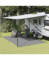Tapis de tente anthracite 5x3 m | Mobilier & Déco