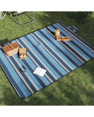 Couverture de pique-nique pliable 200x150 cm velours | Mobilier & Déco