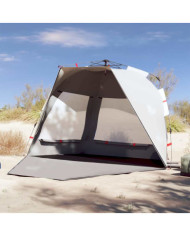 Tente de plage 3 personnes gris libération rapide imperméable | Mobilier & Déco