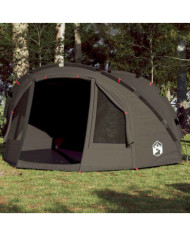 Tente de pêche 4 personnes marron imperméable | Mobilier & Déco
