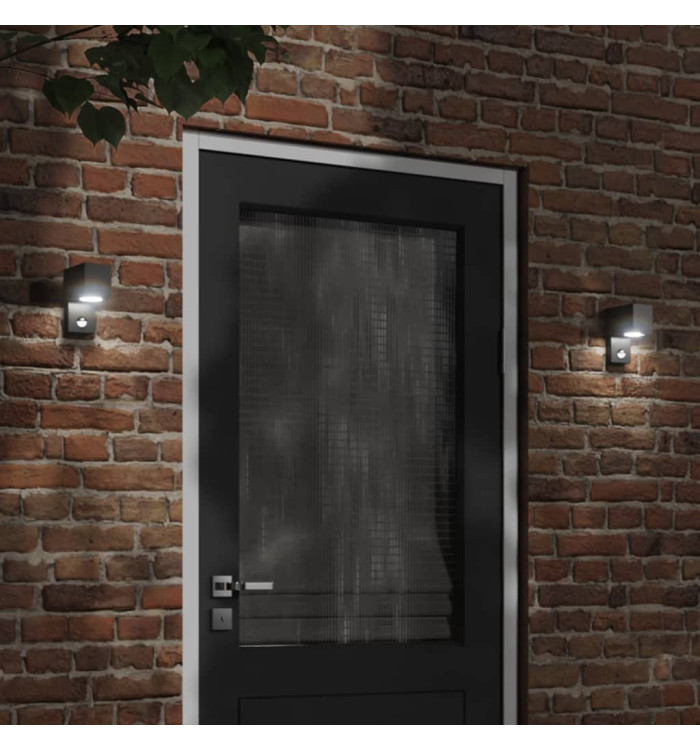 Applique murale d'extérieur avec capteurs noir | Mobilier & Déco