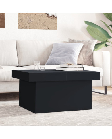 Table basse noir 100x55x40 cm bois d'ingénierie | Mobilier & Déco