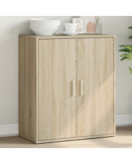 Buffet chêne sonoma 60x31x70 cm bois d'ingénierie | Mobilier & Déco