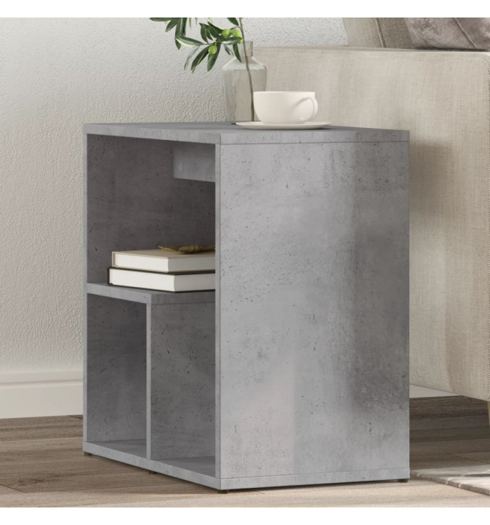 Tables d'appoint 2 pcs gris béton 50x30x50 cm bois d'ingénierie | Mobilier & Déco