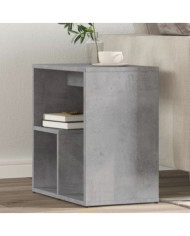 Tables d'appoint 2 pcs gris béton 50x30x50 cm bois d'ingénierie | Mobilier & Déco