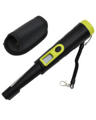 Détecteur de métaux pinpointer avec écran LCD noir et jaune | Mobilier & Déco