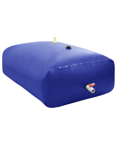 Réservoir d'eau avec robinet pliable 3000 L PVC | Mobilier & Déco