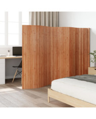 Cloison de séparation marron 165x400 cm bambou | Mobilier & Déco