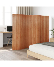 Cloison de séparation marron 165x250 cm bambou | Mobilier & Déco