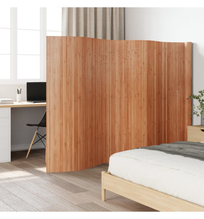 Cloison de séparation naturel 165x600 cm bambou | Mobilier & Déco