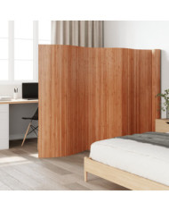 Cloison de séparation marron 165x800 cm bambou | Mobilier & Déco