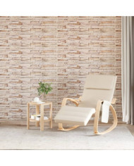 Panneaux muraux 3D 14 pcs marron 100x25 cm EPS | Mobilier & Déco