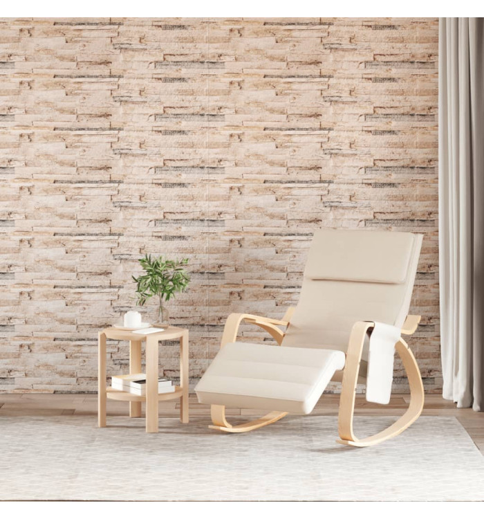 Panneaux muraux 3D 14 pcs blanc et rouge 100x25 cm EPS | Mobilier & Déco