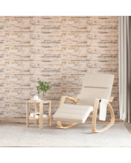 Panneaux muraux 3D 14 pcs blanc et rouge 100x25 cm EPS | Mobilier & Déco