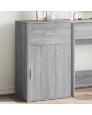 Armoire de rangement sonoma gris 56,5x39x90 cm bois ingénierie | Mobilier & Déco