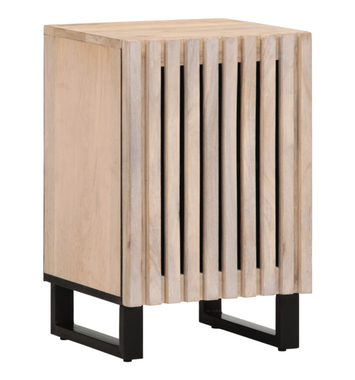 Armoire de salle de bain 38x34x58 cm bois massif de manguier | Mobilier & Déco