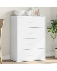 Buffet blanc 60x31x84 cm bois d'ingénierie | Mobilier & Déco