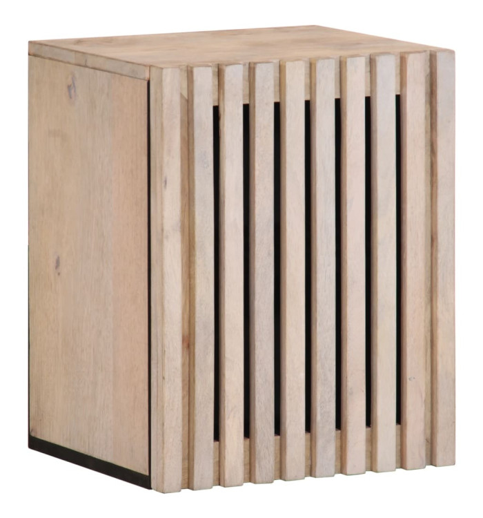 Armoire murale de salle de bain 38x34x48cm bois massif manguier | Mobilier & Déco