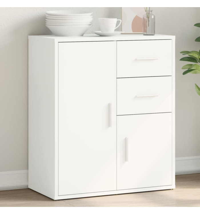 Buffet blanc 60x31x70 cm bois d'ingénierie | Mobilier & Déco