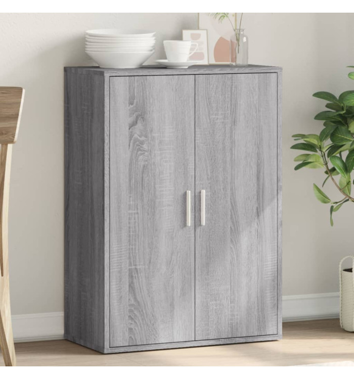 Buffet sonoma gris 60x31x84 cm bois d'ingénierie | Mobilier & Déco
