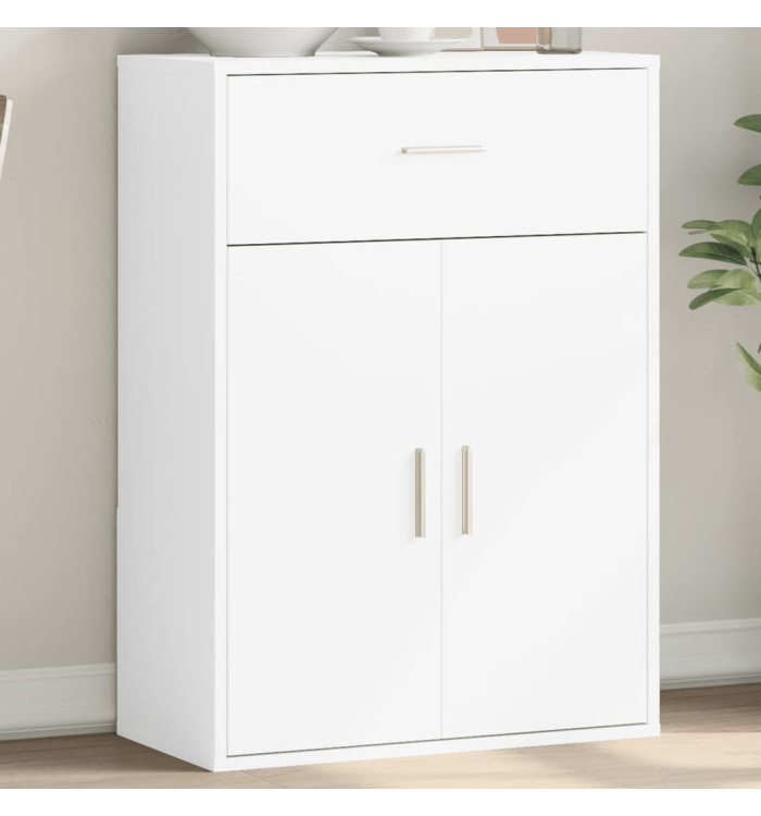 Buffet blanc 60x30x84 cm bois d'ingénierie | Mobilier & Déco