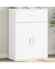 Buffet blanc 60x30x84 cm bois d'ingénierie | Mobilier & Déco