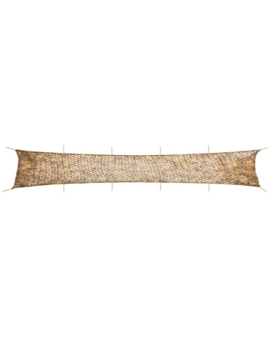 Filet de camouflage avec sac de rangement 1038x137 cm sable | Mobilier & Déco