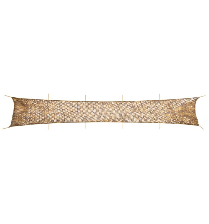Filet de camouflage avec sac de rangement 1038x137 cm sable | Mobilier & Déco