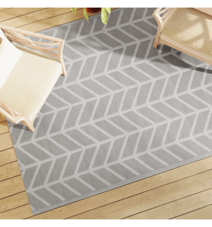 Tapis d'extérieur ARAKIL Gris 160x230 cm PP | Mobilier & Déco