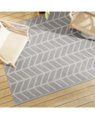 Tapis d'extérieur ARAKIL Gris 160x230 cm PP | Mobilier & Déco