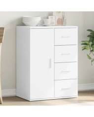 Buffet blanc 59x39x80 cm bois d'ingénierie | Mobilier & Déco