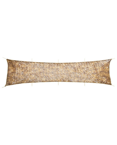 Filet de camouflage avec sac de rangement 809x207 cm sable | Mobilier & Déco